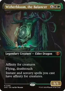 1x MTG Witherbloom, the Balancer - Borderless Near Mint, English - Secrets of St - Image 1