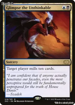 Glimpse the Unthinkable EN [2X2 - 218] - NM TCG MTG - Image 1