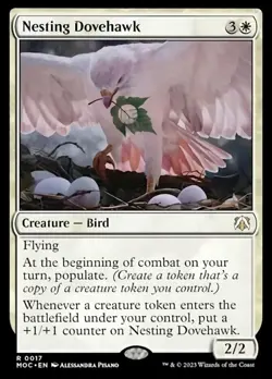 1x MTG Nesting Dovehawk Near Mint, English - Commander: March of the Machine - Image 1