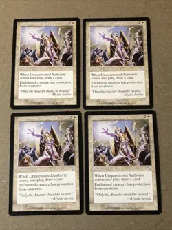 Unquestioned Authority X4 Judgment Ex+ Cond See Pics Front Back - Image 1