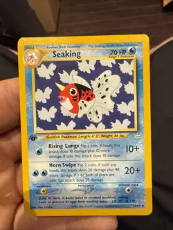 Pokemon Seaking 37/64 - 1st Edition Neo Revelation - Lp WotC 2001 Vintage - Image 1