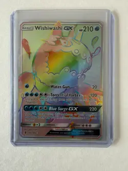Pokemon SM - Guardians Rising #151/145 Holo Secret Rare Wishiwashi GX (Secret) - Image 3