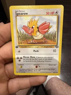 Vintage Pokemon Jungle 1st Edition Spearow 62/64 Common NM - Image 1