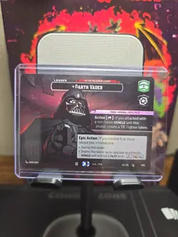 Star Wars Unlimited - Darth Vader - Victor Squadron Leader - SHOWCASE - JTL 1002 - Image 2
