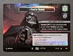 Darth Vader Showcase 1002 JTL Star Wars Unlimited (Near Mint) - Image 2