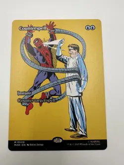 Counterspell (Borderless) 0009 - Marvel's Spider-Man MTG NM/M Ships Now - Image 3