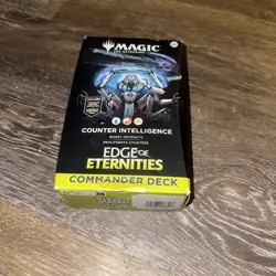 Edge of Eternities Commander Deck - Counter Intelligence MTG Brand New Sealed - Image 1