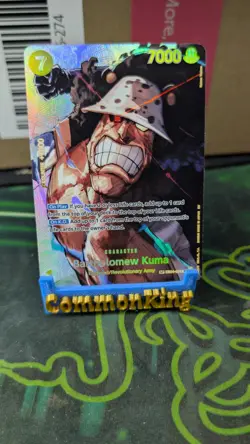 Bartholomew Kuma EB04-054 SP OP16 The Time of Battle One Piece TCG English - Image 1