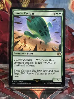 Jumbo Cactuar (Non-foil) Final Fantasy 0191 Rare MTG - Image 1
