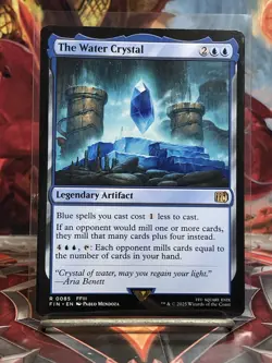 The Water Crystal (Non-foil) Final Fantasy 0085 Rare MTG - Image 1