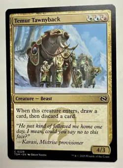 Temur Tawnyback - Tarkir: Dragonstorm #0229 MTG Magic The Gathering - Image 1