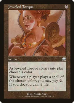MTG Mercadian Masques --- JEWELED TORQUE --- Uncommon! NM! Magic the Gathering! - Image 3