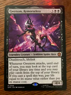 Gwenom, Remorseless - Marvel's Spider-Man - MTG Magic the Gathering - Image 1