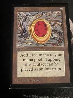 Mox Ruby Collector's Edition MTG Magic the Gathering Card, M/P-L/P Condition - Image 3