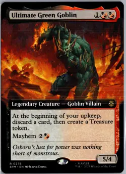 Ultimate Green Goblin (Extended Art) 276 MTG Marvel's Spider-Man Non-Foil NM/M - Image 1