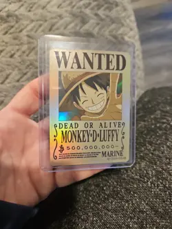 Monkey D Luffy Marine One Piece Wanted Dead or Alive Card OPDR02-TJL-01 - Image 4