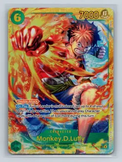 One Piece Monkey D Luffy OP13-118 Carrying On His Will SEC EXECELLENT CONDITION - Image 1