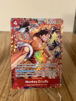Bandai One Piece TCG Monkey D. Luffy OP16-015 Alt Art SR English - Image 1