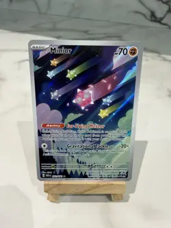 Minior 201/182 Illustration Rare Paradox Rift set Holo Pokemon TCG card - Image 3