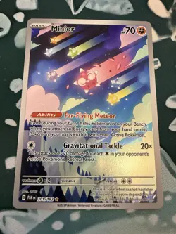 Pokemon TCG Minior Paradox Rift Holo Card 201/182 Illustration Rare - Near Mint - Image 1