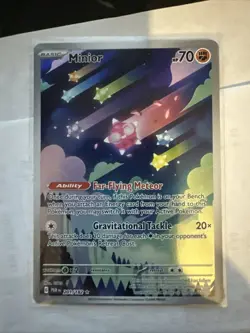 Pokemon TCG Minior Paradox Rift Holo Card 201/182 Illustration Rare - Image 1