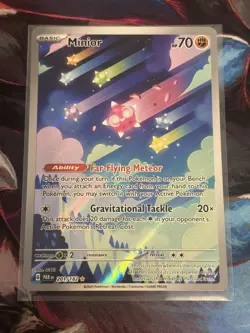 Pokemon TCG Minior Paradox Rift 201/182 Holo Illustration Rare Card - Image 1