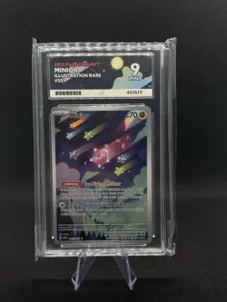 Pokemon TCG Minior Paradox Rift Holo Illustration Rare Card 201/182 Ace 9 - Image 1