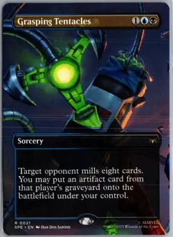 Grasping Tentacles (Borderless) 21 MTG Spider-Man: Eternal-Legal Non-Foil NM/M - Image 1