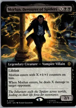 Morlun, Devourer of Spiders (Extended Art) 257 MTG Spider-Man Non-Foil NM/M - Image 1