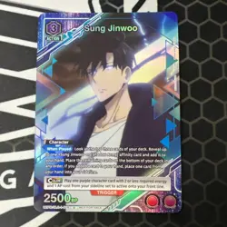 Bandai Union Arena Solo Leveling Sung Jinwoo UEP/SLC-018 Promo Silver Foil - Image 1