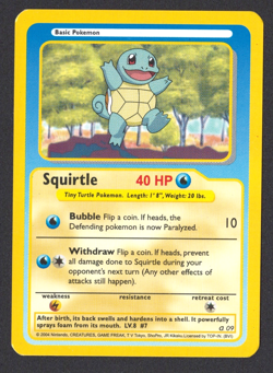 Squirtle Funskool Pokemon card India 2004 - Image 1