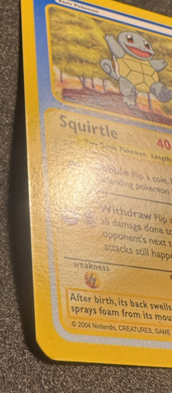 Squirtle Funskool Pokemon card India 2004 - Image 4