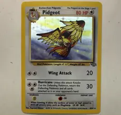 1999 Pokemon Jungle Pidgeot 8/64 Holo Card Unlimited VINTAGE TCG WOTC LP - Image 1