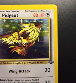 1999 Pokemon Jungle Pidgeot 8/64 Holo Card Unlimited VINTAGE TCG WOTC LP - Image 3