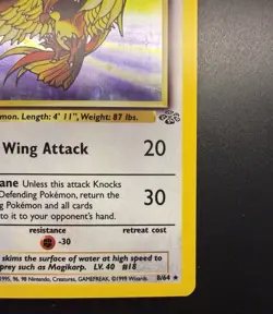 1999 Pokemon Jungle Pidgeot 8/64 Holo Card Unlimited VINTAGE TCG WOTC LP - Image 4
