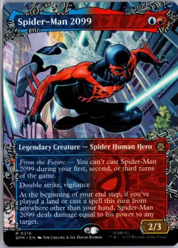 Spider-Man 2099 (0216) (Borderless) 216 MTG Marvel's Spider-Man Non-Foil NM/M - Image 1