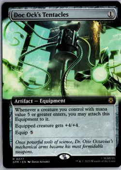 Doc Ock's Tentacles (Extended Art) 277 MTG Marvel's Spider-Man Non-Foil NM/M - Image 1