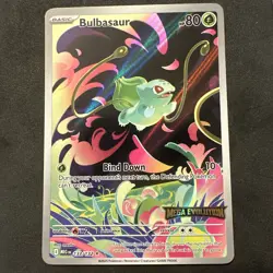 Pokemon Bulbasaur Card Mega Evolution 133/132 Stamped - Image 1