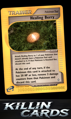 Healing Berry 125/147 Pokemon Uncommon Aquapolis Card DM - Image 1