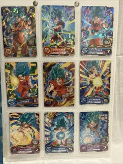 Super Dragon Ball Heroes Goku SSGSS Clear File & 9-Pocket Card Display Set Japan - Image 5