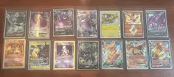Pokemon TCG 13-Cards, Charizard Mewtwo japanese Pikachu, Zekrom tag team - Image 1