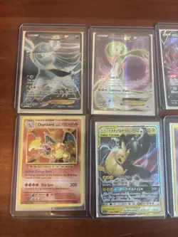Pokemon TCG 13-Cards, Charizard Mewtwo japanese Pikachu, Zekrom tag team - Image 2