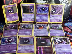 Pokemon Card Lot Gastly Vintage Mid Era Base Set 2 Gym Challenge Gym Hero Lot - Image 1
