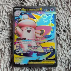 Mega Clefable ex 103/88 POR EN Full Art Ultra Rare Perfect Order Pokemon TCG NM - Image 1