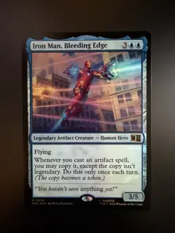 MTG Marvel Super Heroes Iron Man, Bleeding Edge 0626 Foil - Image 1