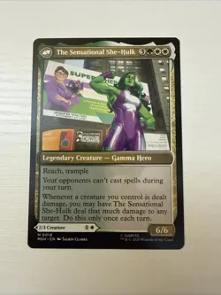 Jennifer Walters 18 Mythic Marvel Super Heroes Magic: The Gathering NM MSH - Image 2