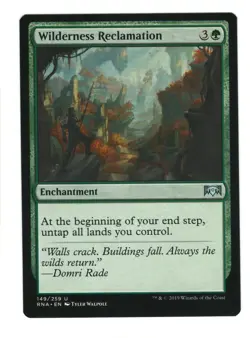 Wilderness Reclamation 149 Uncommon Ravnica Allegiance Magic: The Gathering NM - Image 1