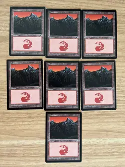 7x Land | Mountain | NM/LP | Portal | MTG Magic The Gathering - Image 1