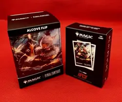 MTG Final Fantasy Yshtola Rhul Alcove Flip 100 Deck Box + Deck Protector Sleeves - Image 1