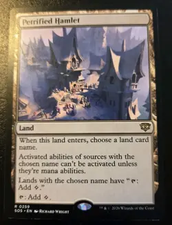 Petrified Hamlet 0259 Rare Secrets Of Strixhaven Magic: The Gathering - Image 1